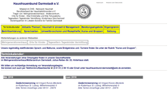 Desktop Screenshot of hausfrauenbund-darmstadt.de